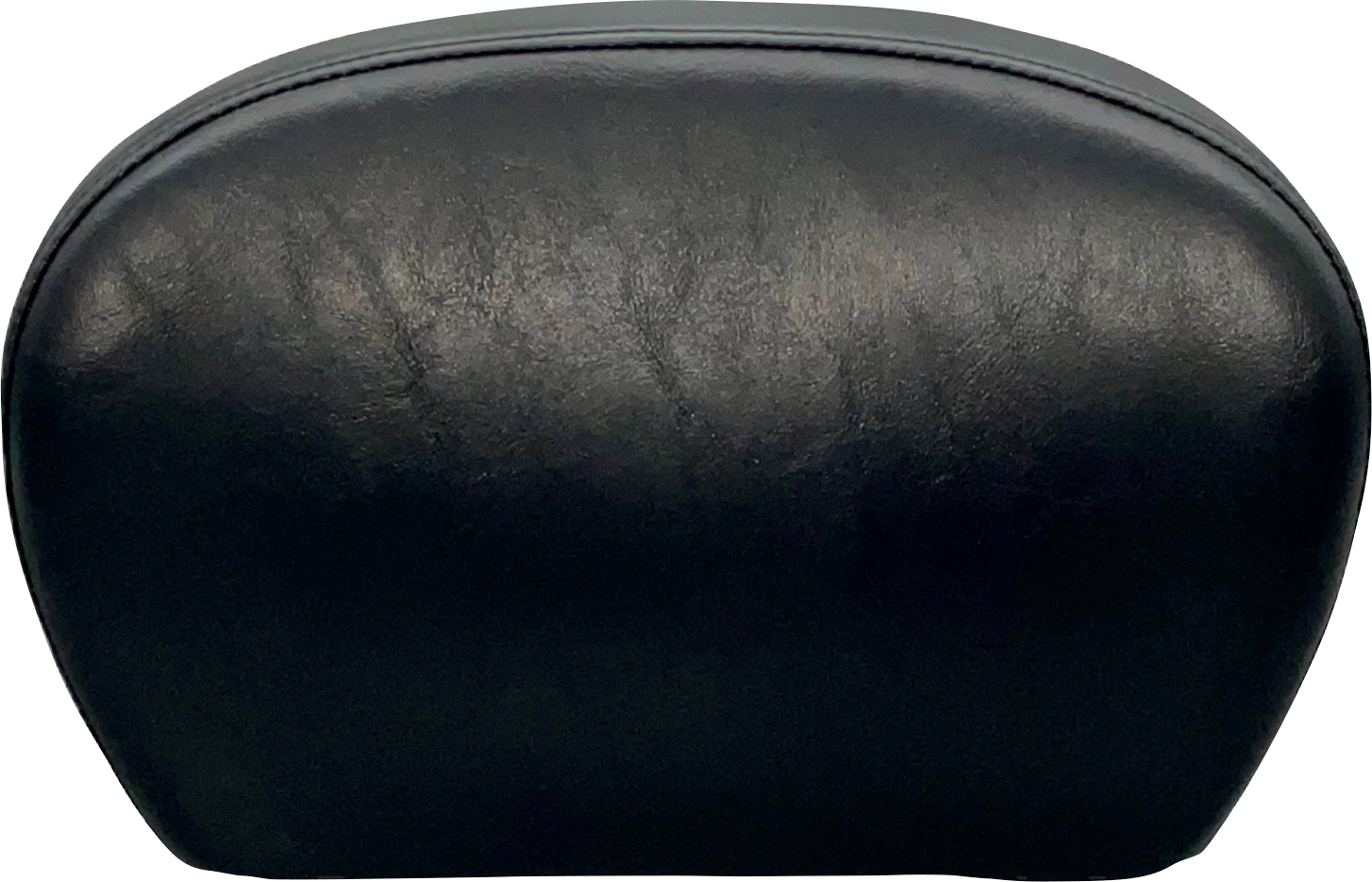 LE PERA Sissy Bar Pad - Large - Smooth - Shiny Black L-SBP01S-SH