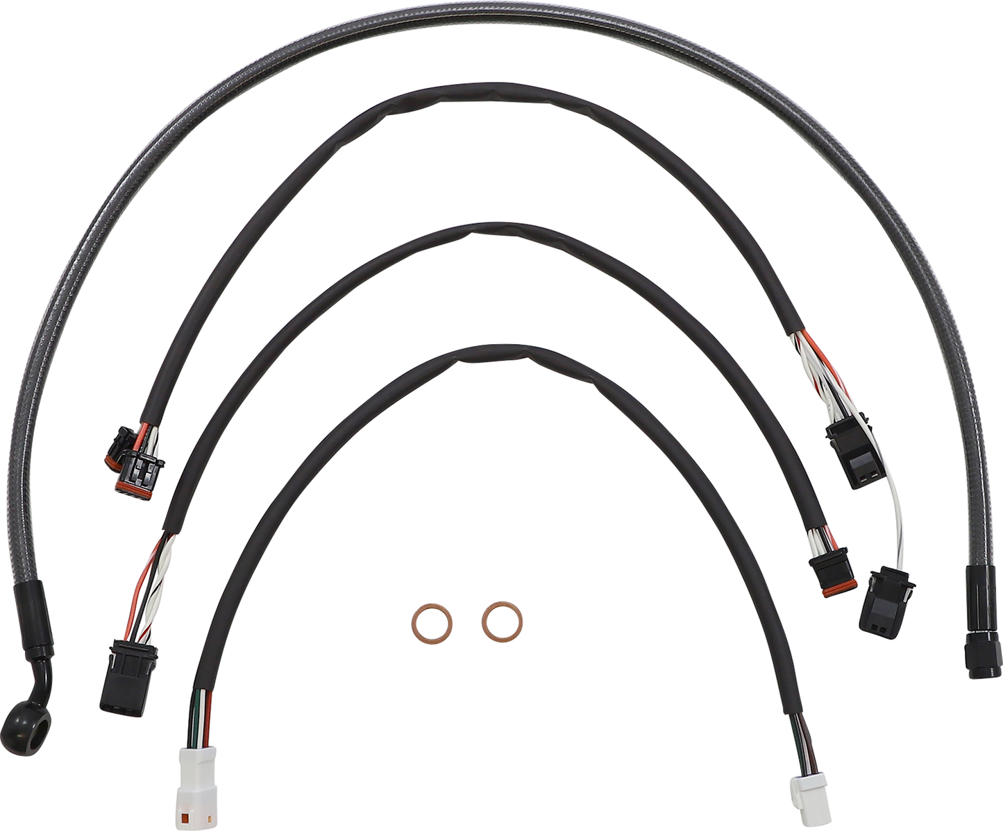 MAGNUM SHIELDING Black Pearl™ Designer Handlebar Installation Kit - 12"-14" - '21-'22 FLHR 487991