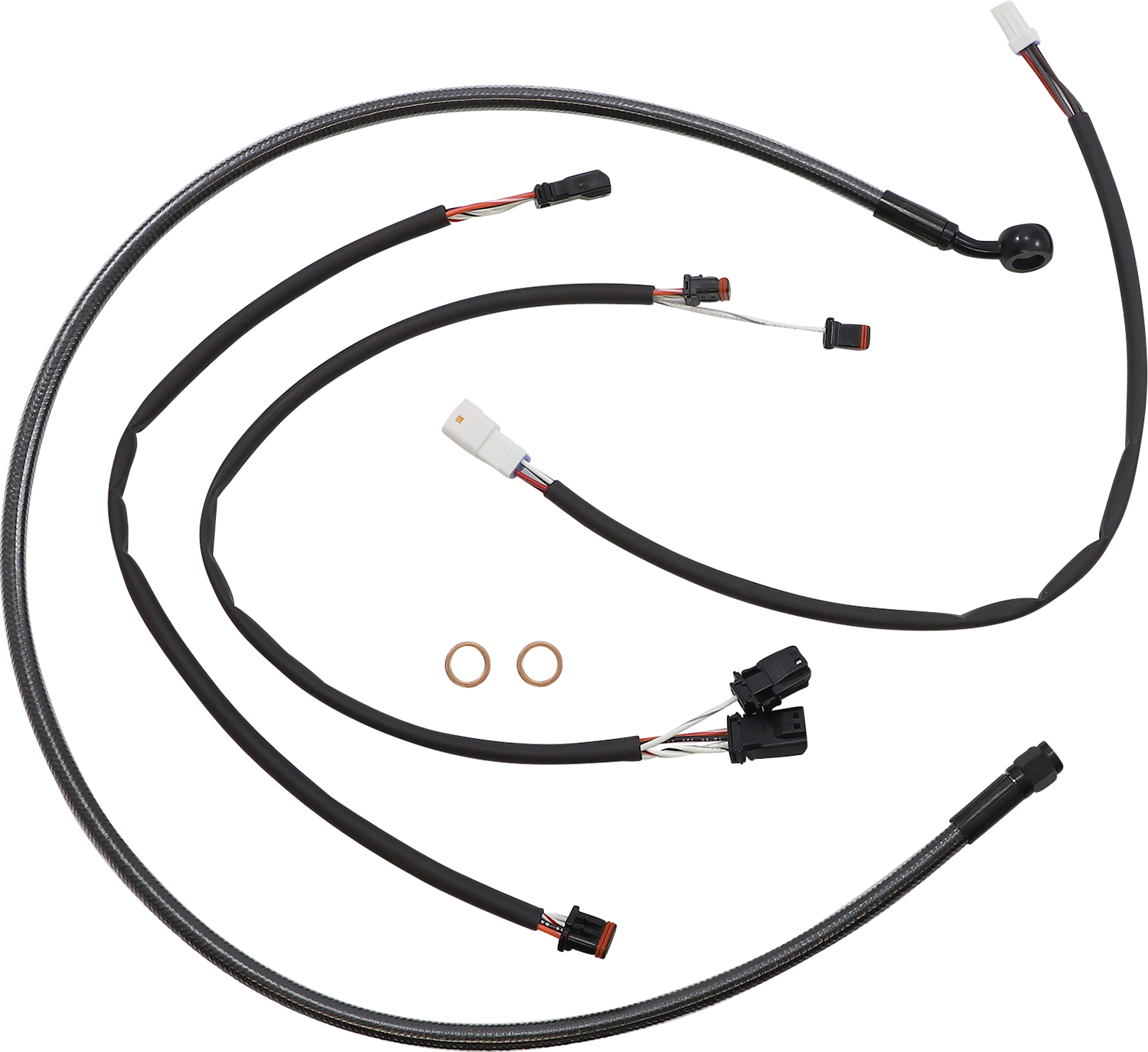 MAGNUM SHIELDING Black Pearl™ Designer Handlebar Installation Kit - 18"-20" - '21-'22 FLHR 4871003