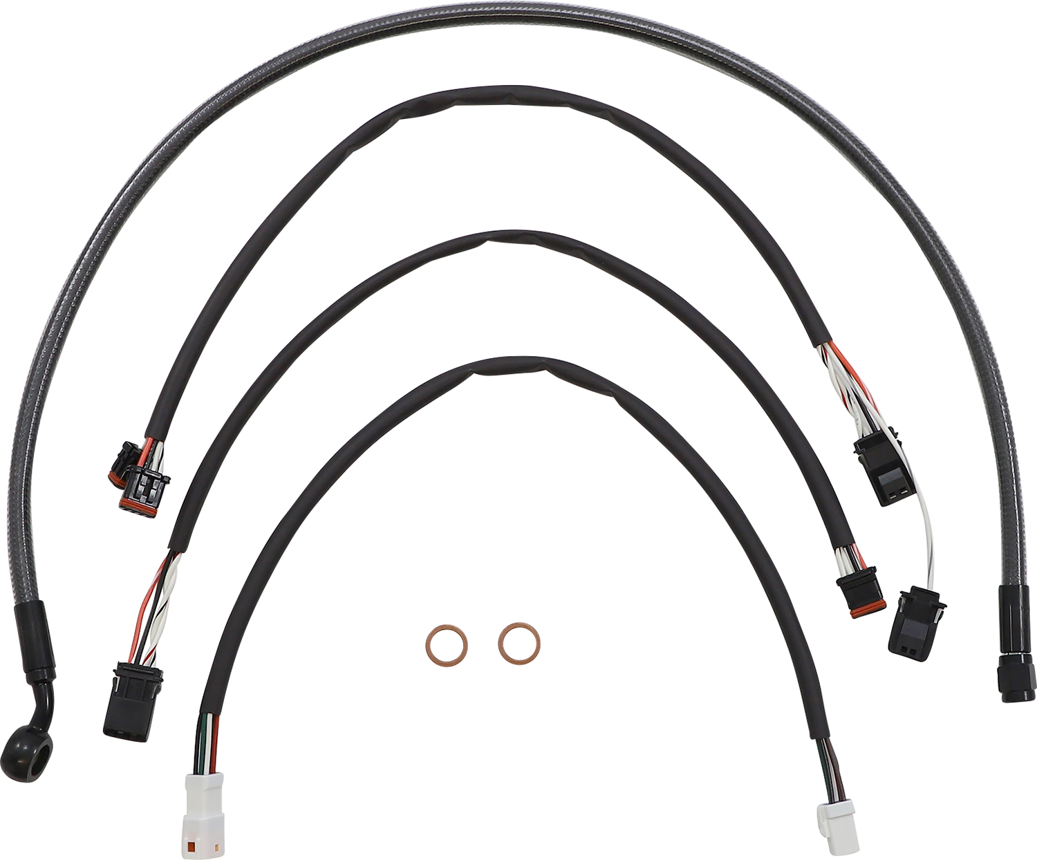 MAGNUM SHIELDING Black Pearl™ Designer Handlebar Installation Kit - 15"-17" - '21-'22 FLHR 487992