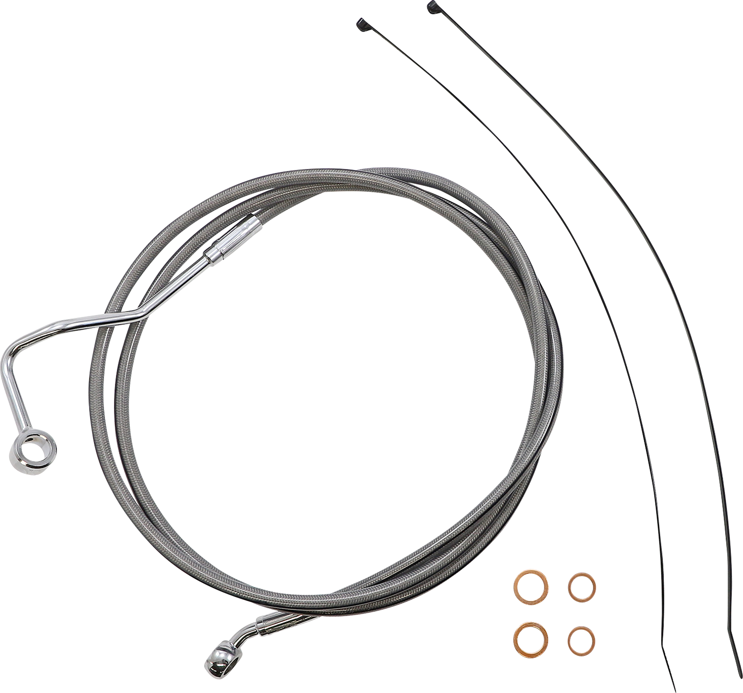 MAGNUM SHIELDING XR Handlebar Installation Kit - 12"-14" Ape Hangers - '21-'24 FLTR - Stainless Steel/Chrome 589971