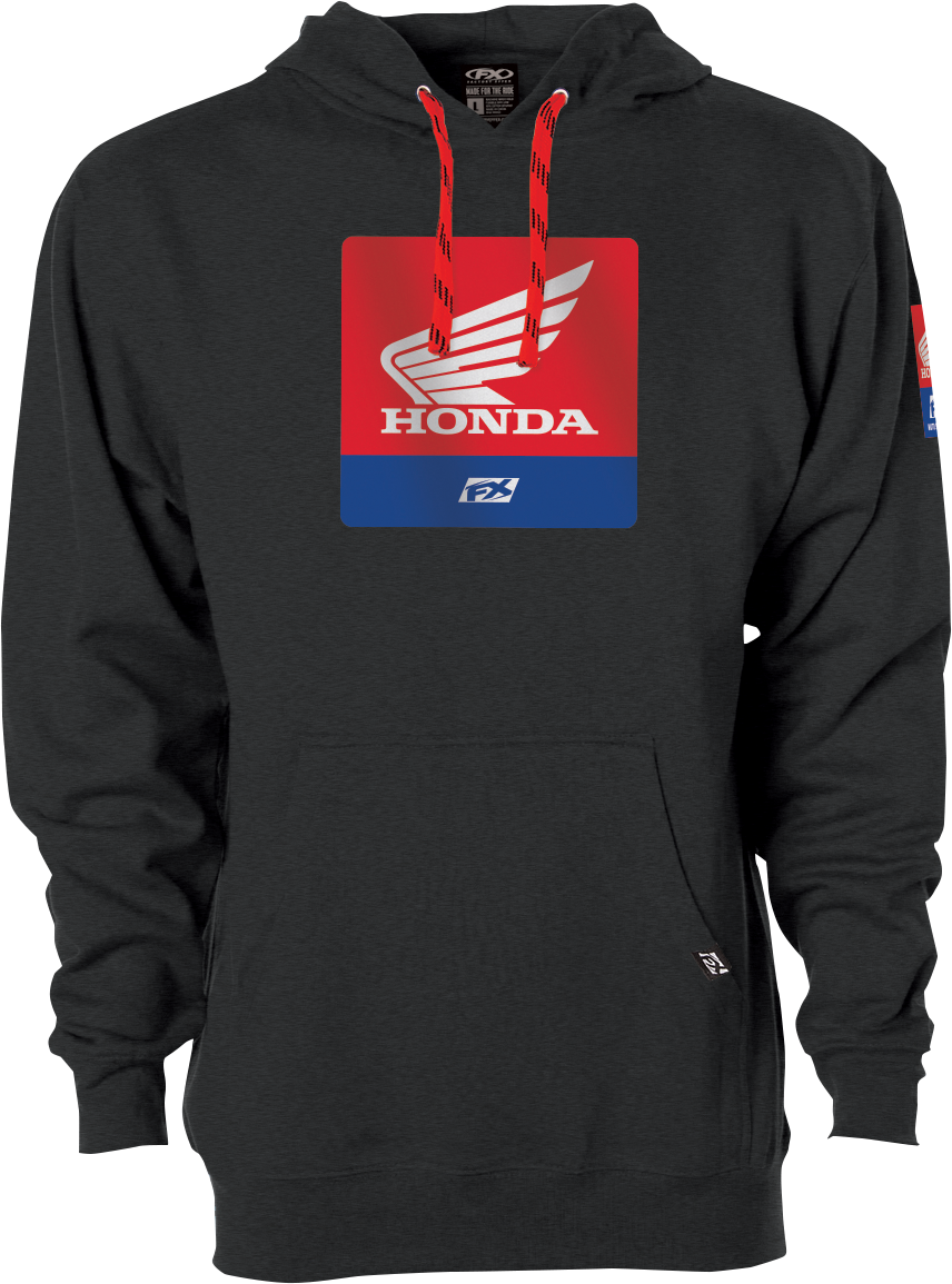 FACTORY EFFEX Honda Boxer Pullover Hoodie - Heather Charcoal - XL 26-88306