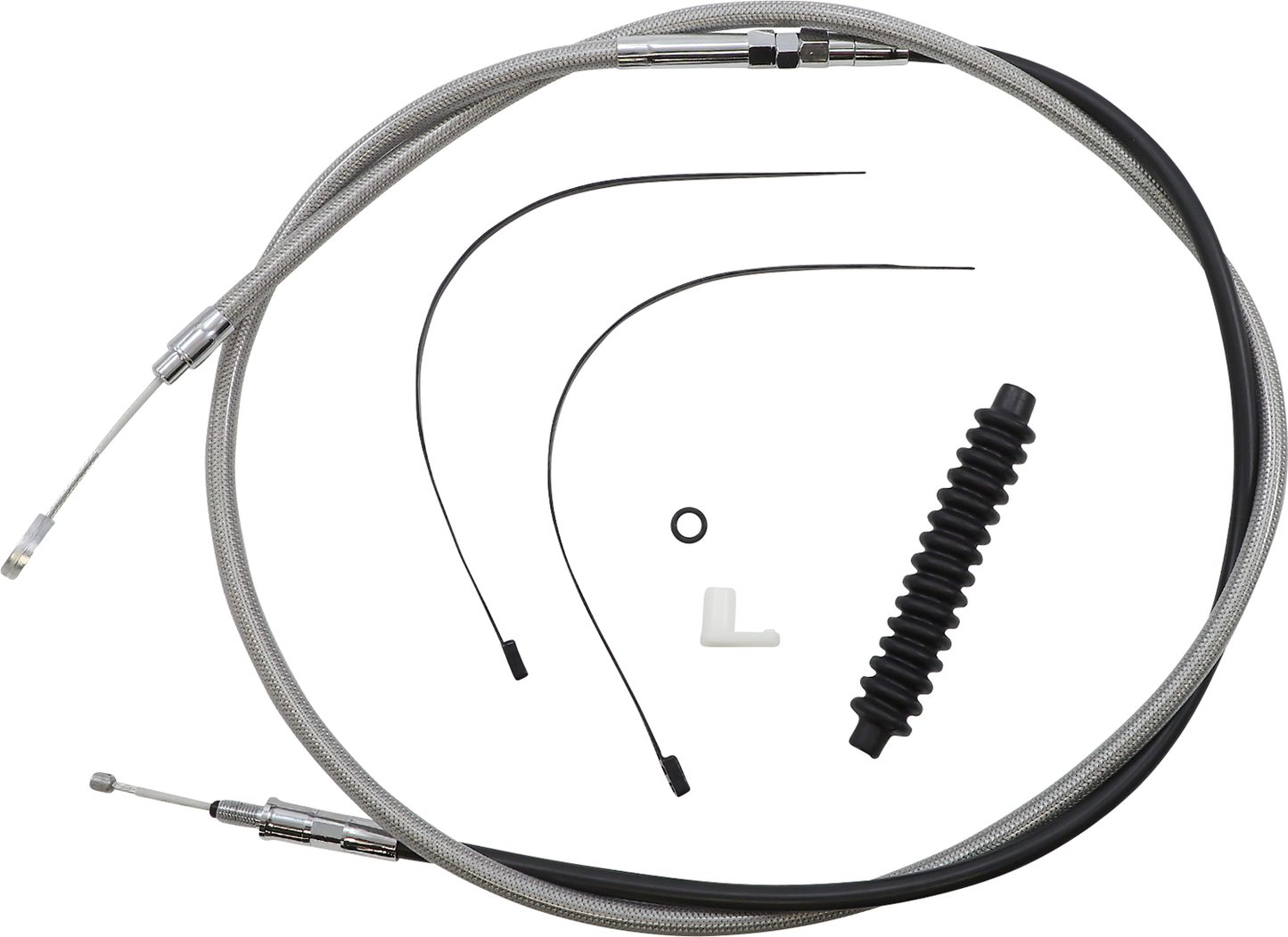 MAGNUM SHIELDING XR Handlebar Installation Kit - 12"-14" Ape Hangers - '21-'22 FLHR - Stainless Steel/Chrome 5891001