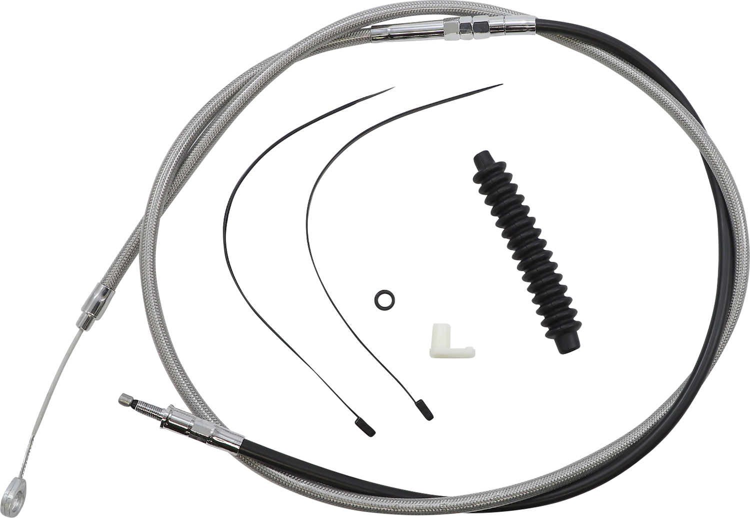 MAGNUM SHIELDING XR Handlebar Installation Kit - 15"-17" Ape Hangers - '21-'22 FLHR - Stainless Steel/Chrome 5891002