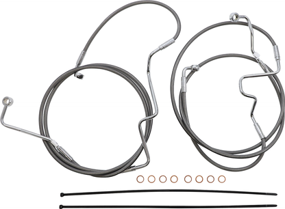 MAGNUM SHIELDING XR Handlebar Installation Kit - 15"-17" Ape Hangers - '21-'24 FLHRXS - Stainless Steel/Chrome 5891012