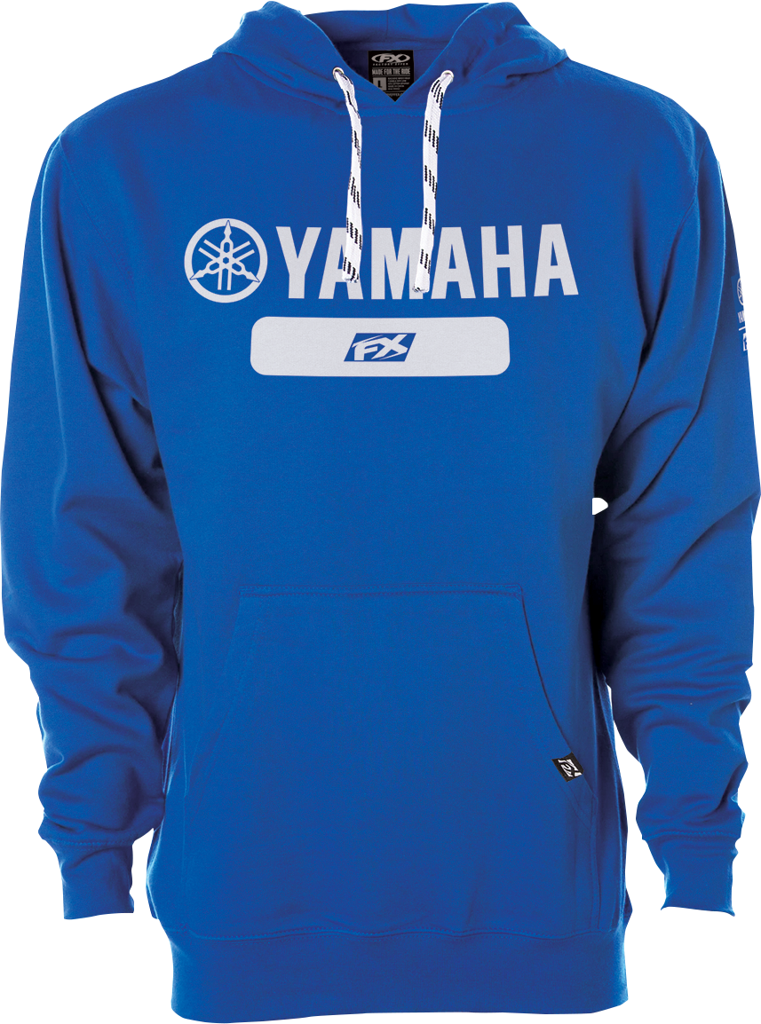 FACTORY EFFEX Yamaha University Pullover Hoodie - Royal Blue - XL 26-88206