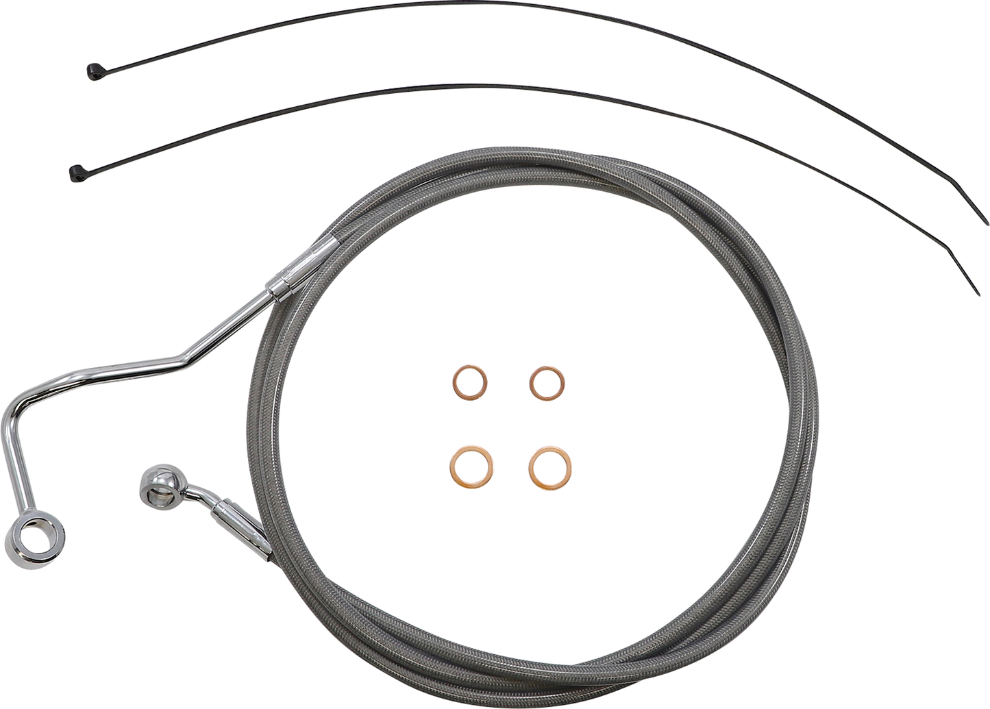 MAGNUM SHIELDING XR Handlebar Installation Kit - 15"-17" Ape Hangers - '21-'22 FLHR - Stainless Steel/Chrome 5891002