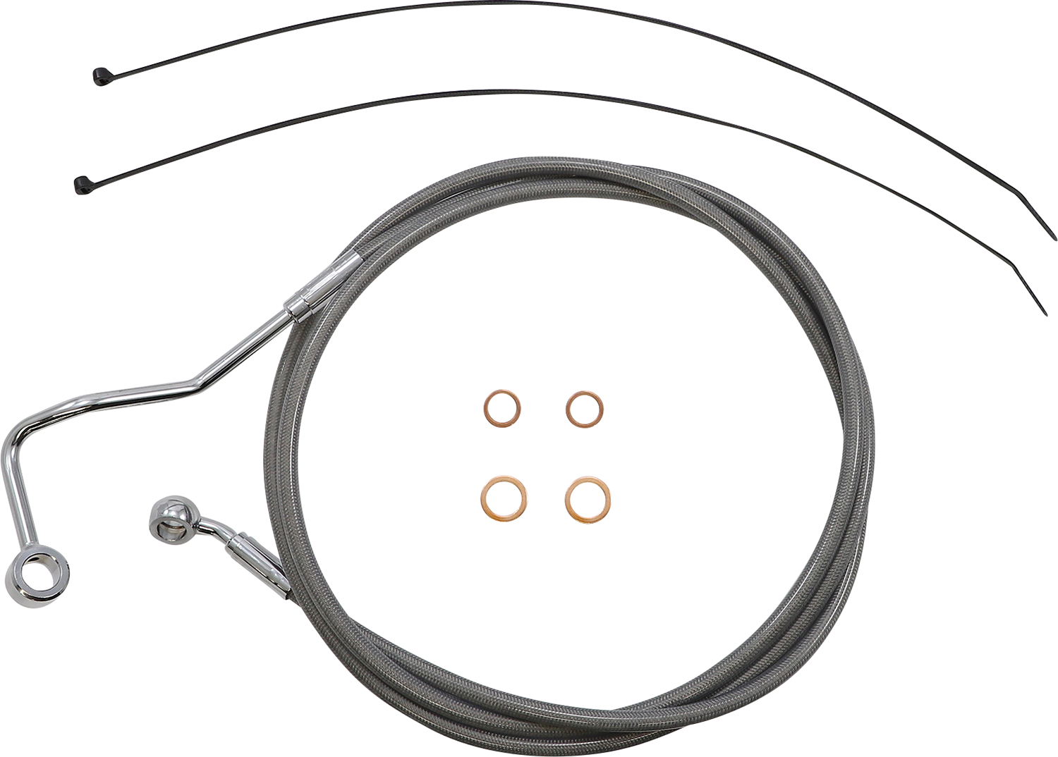 MAGNUM SHIELDING XR Handlebar Installation Kit - 15"-17" Ape Hangers - '21-'22 FLHR - Stainless Steel/Chrome 5891002