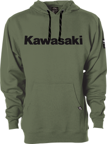 FACTORY EFFEX Kawasaki Squad Pullover Hoodie - Army Green - 2XL 26-88108