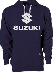 FACTORY EFFEX Suzuki Vertical Pullover Hoodie - Navy - XL 26-88406