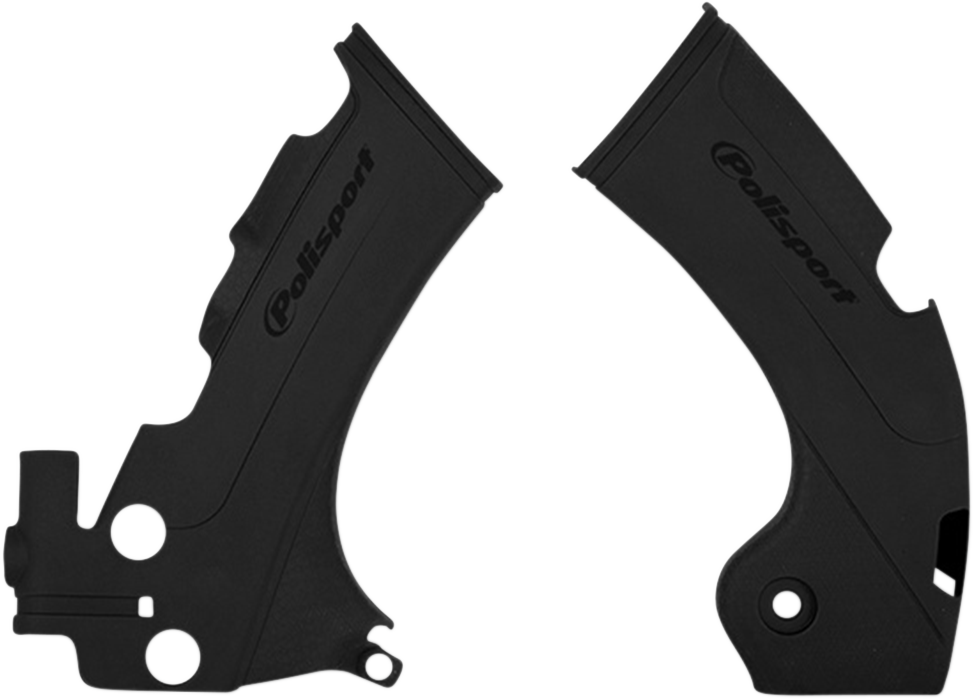 POLISPORT Frame Guards - Black - YZ 125/250 | 125/250 X 8466700001