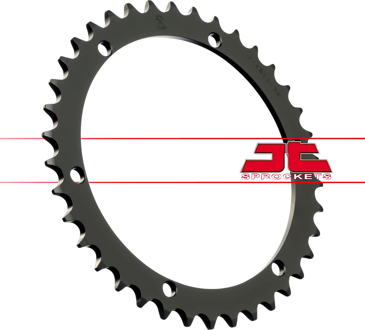 JT SPROCKETS Rear Sprocket - 38 Tooth - Yamaha JTR853.38