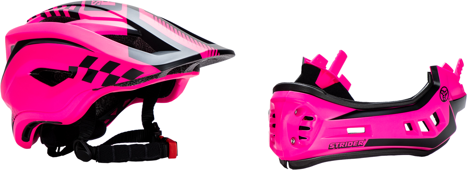STRIDER 2-in-1 Full Face Helmet - Pink - Medium AHELMET-FFPK-MD
