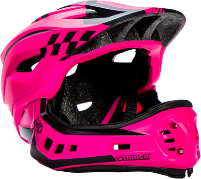 STRIDER 2-in-1 Full Face Helmet - Pink - Medium AHELMET-FFPK-MD