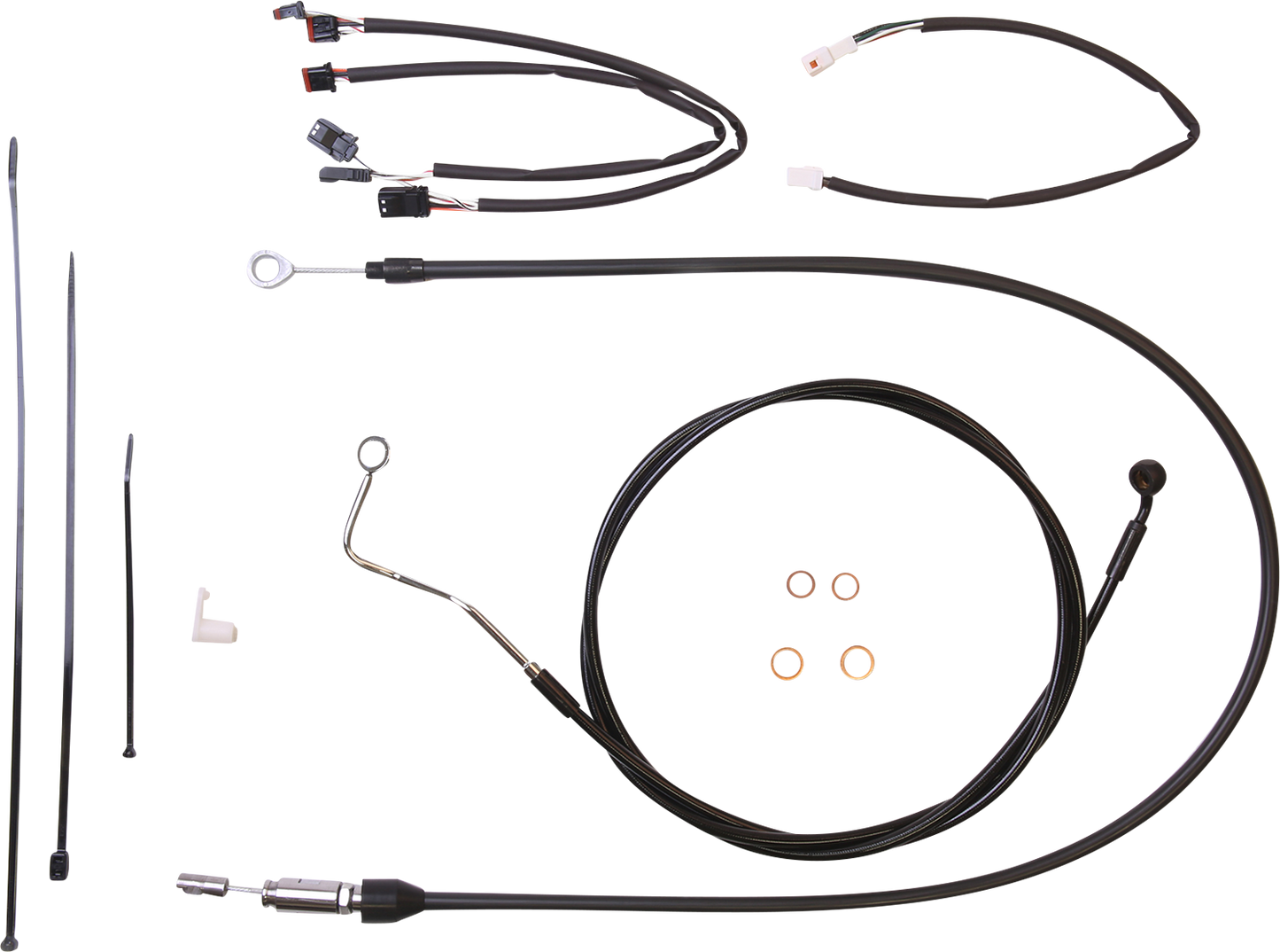 MAGNUM SHIELDING XR Handlebar Installation Kit - 12"-14" Ape Hangers - '21-'22 FLHR - Black 4861151