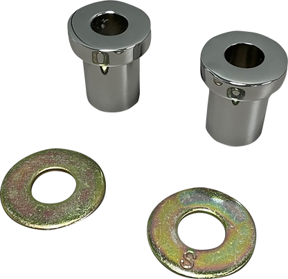 LA CHOPPERS Solid Handlebar Riser Bushing - Chrome LA-7400-55C