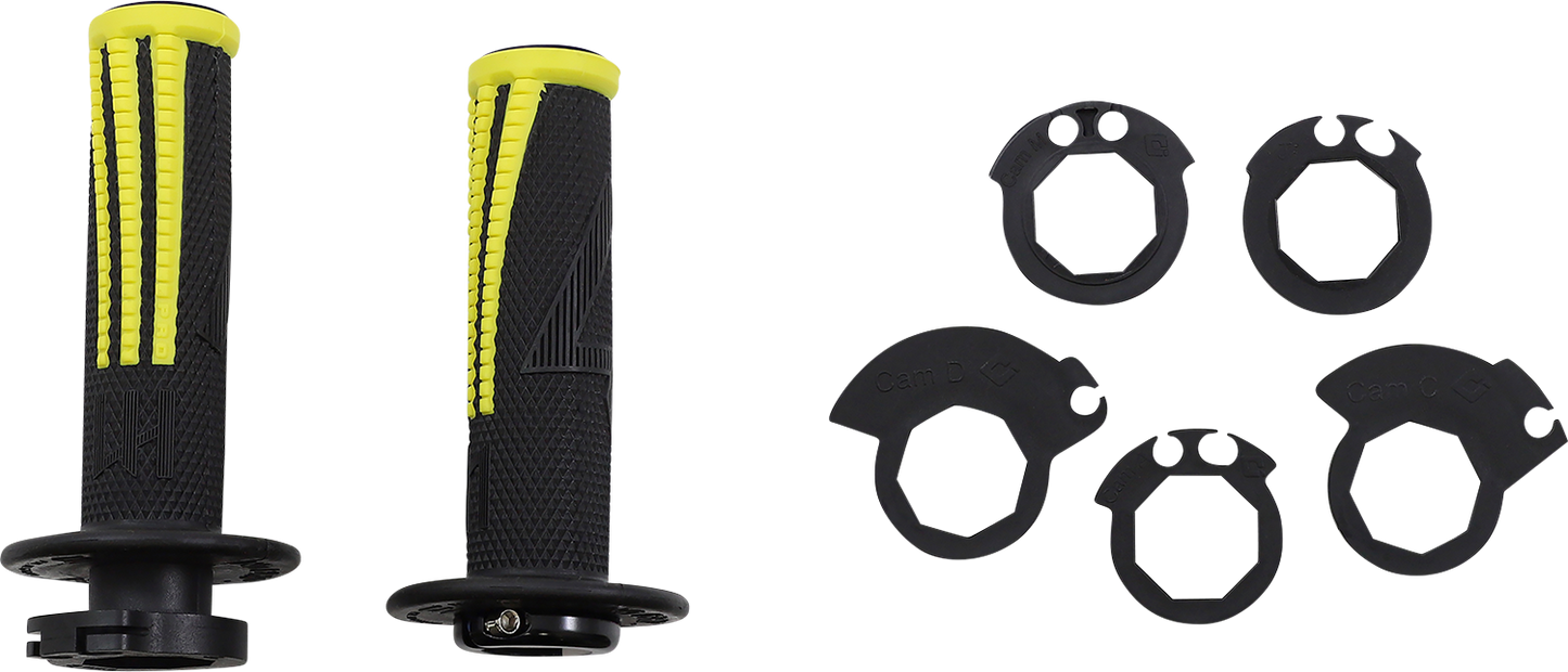 ODI Emig Pro V2 Lock-On Grips - Black/Yellow H36EPBY