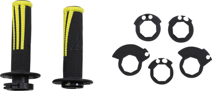 ODI Emig Pro V2 Lock-On Grips - Black/Yellow H36EPBY
