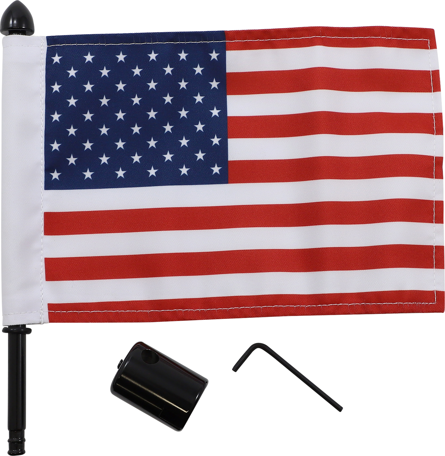 PRO PAD Luggage Rack Flag Mount - Square bar - 6" X 9" Flag BMSQ-25