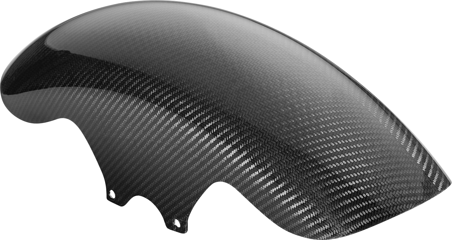 SLYFOX Front Fender - Shorty - Carbon Fiber/Gloss 12057G