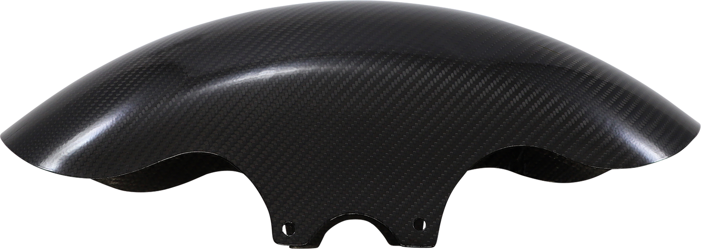 SLYFOX Front Fender - Shorty - Carbon Fiber/Gloss 12057G