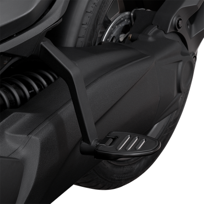 SHOW CHROME Adjustable Passenger Boards - Black - Ryker 41-413BK