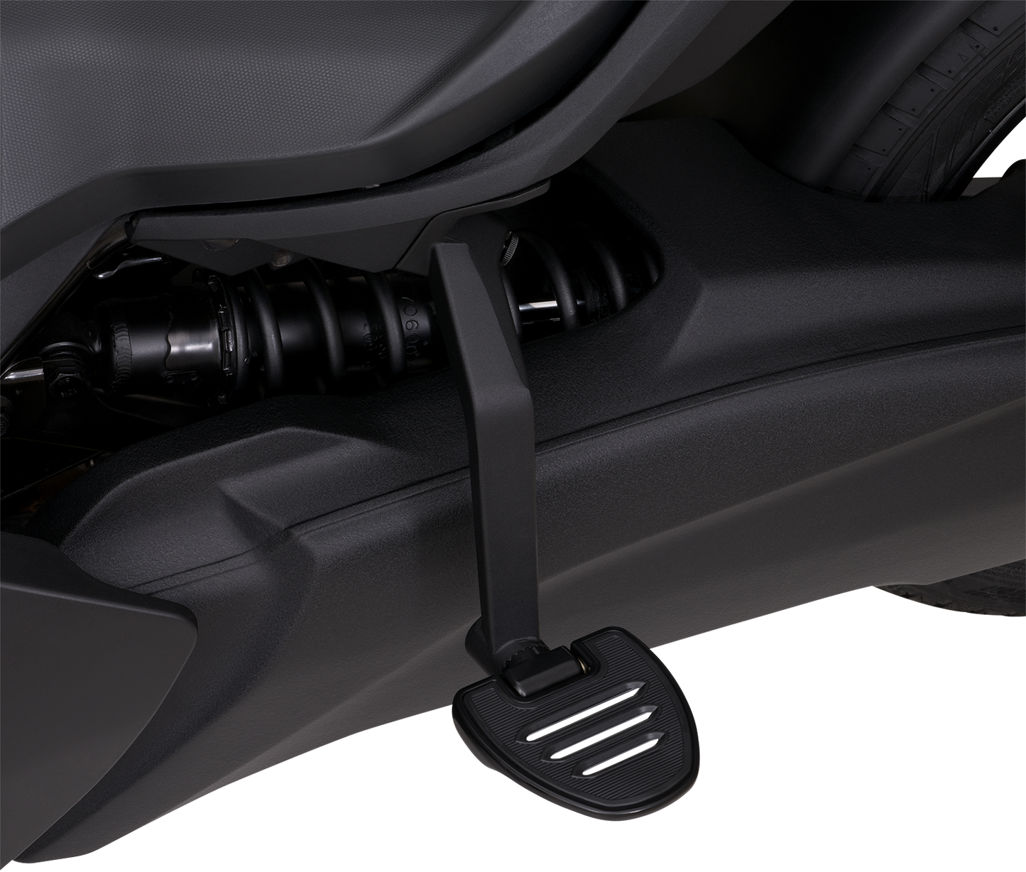 SHOW CHROME Adjustable Passenger Boards - Black - Ryker 41-413BK