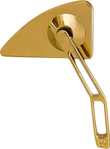 PRO-ONE PERF.MFG. Mirror - Mini w/V2 Cut-Out Stem - Gold - Right 102130TIN