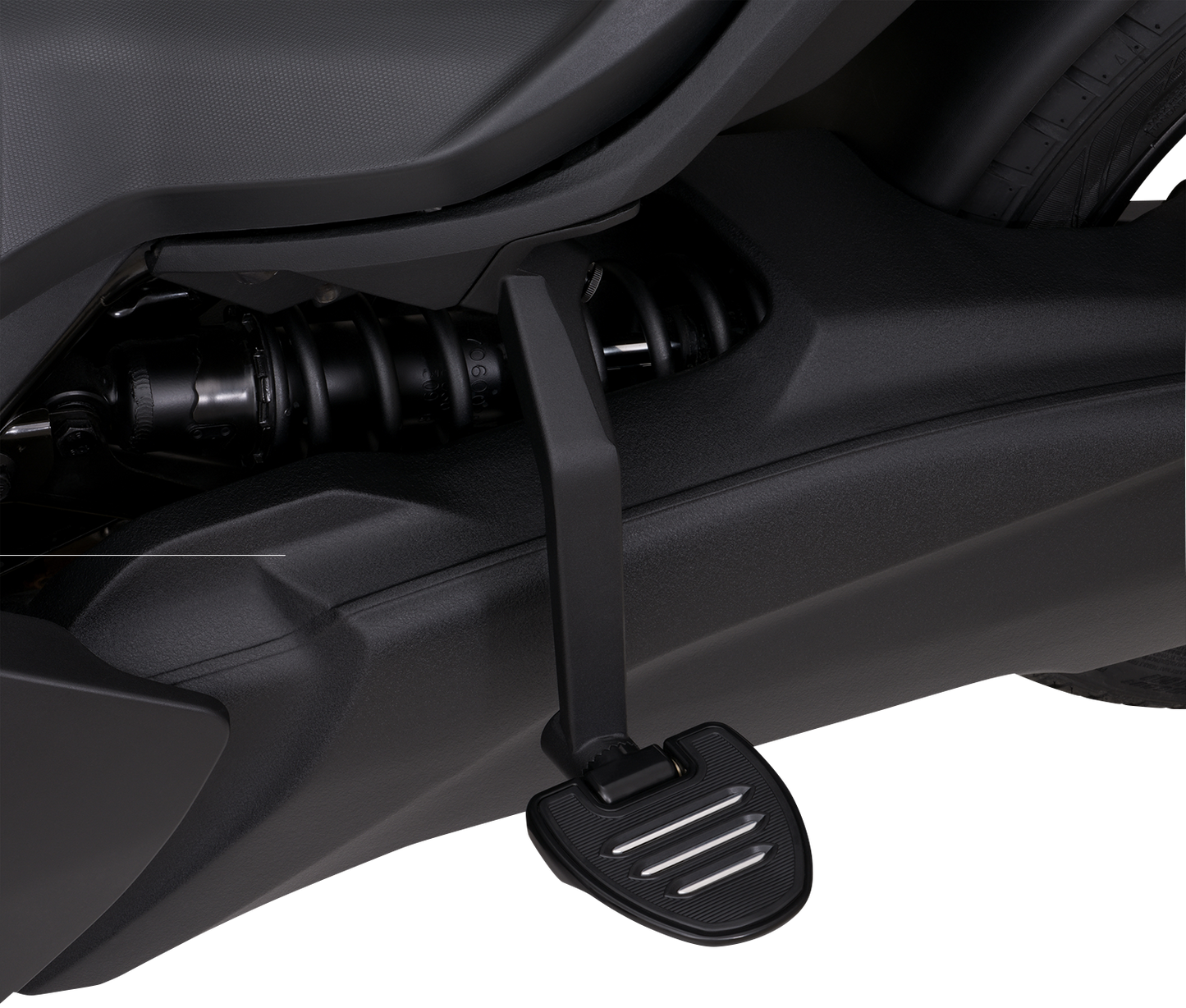 SHOW CHROME Adjustable Passenger Boards - Black - Ryker 41-413BK