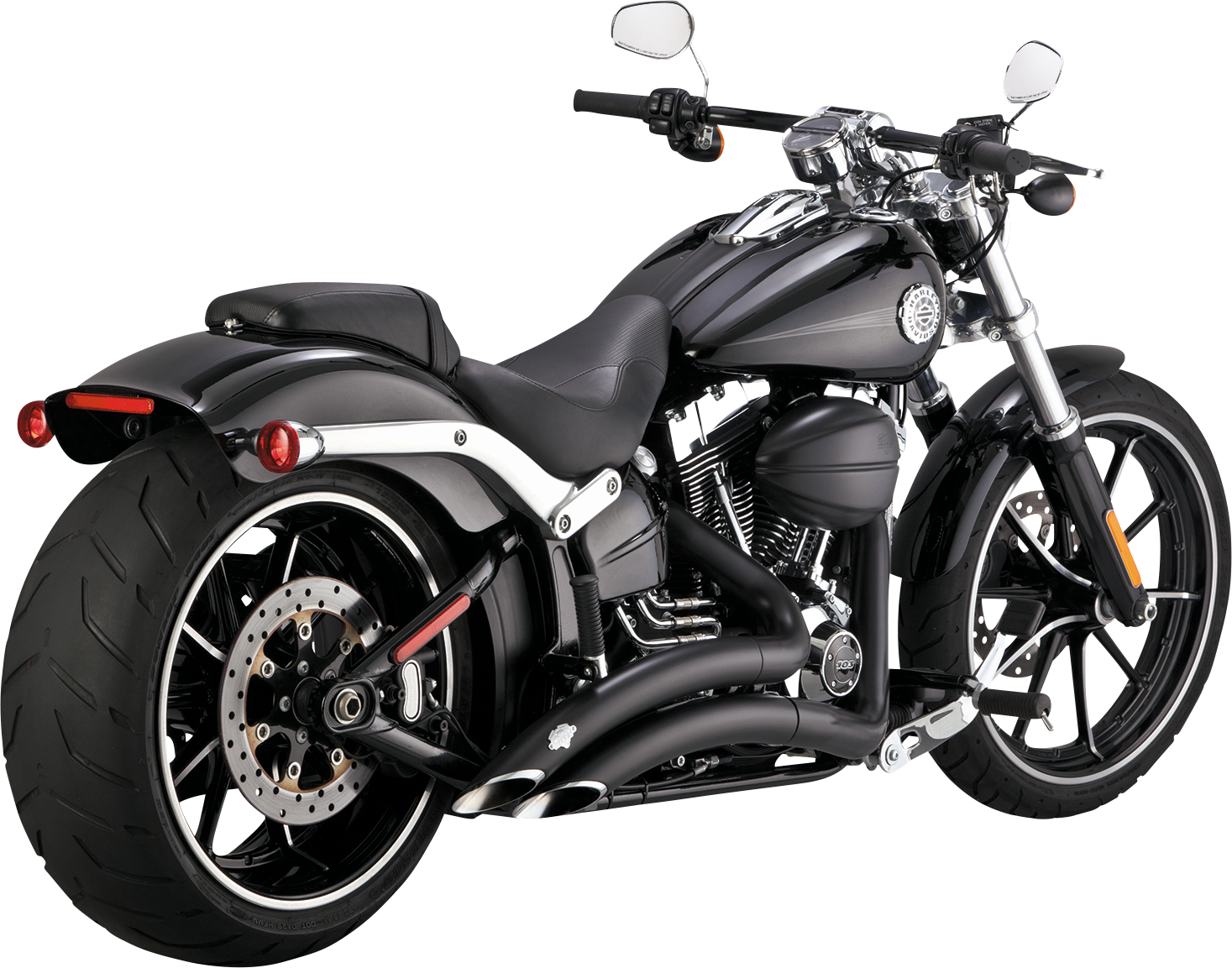 VANCE & HINES Big Radius Exhaust System - Black 46365
