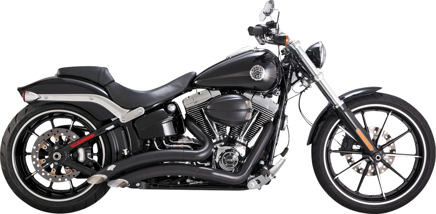 VANCE & HINES Big Radius Exhaust System - Black 46365