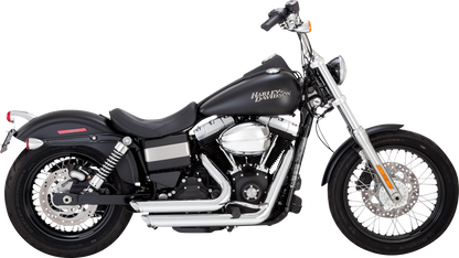 VANCE & HINES Shortshots Staggered Exhaust System - Chrome 17327