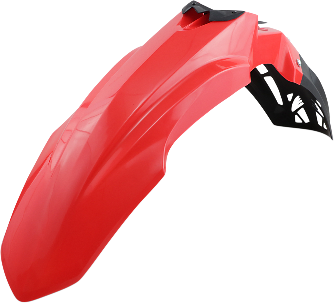 CYCRA Front Fender - Red - Honda - CRF '17-'21 1CYC-1403-32