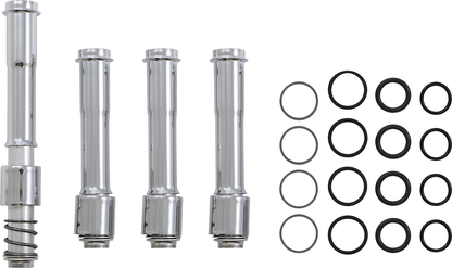 S&S CYCLE Pushrod Cover Kit - Chrome - Twin Cam | M8 106-1340