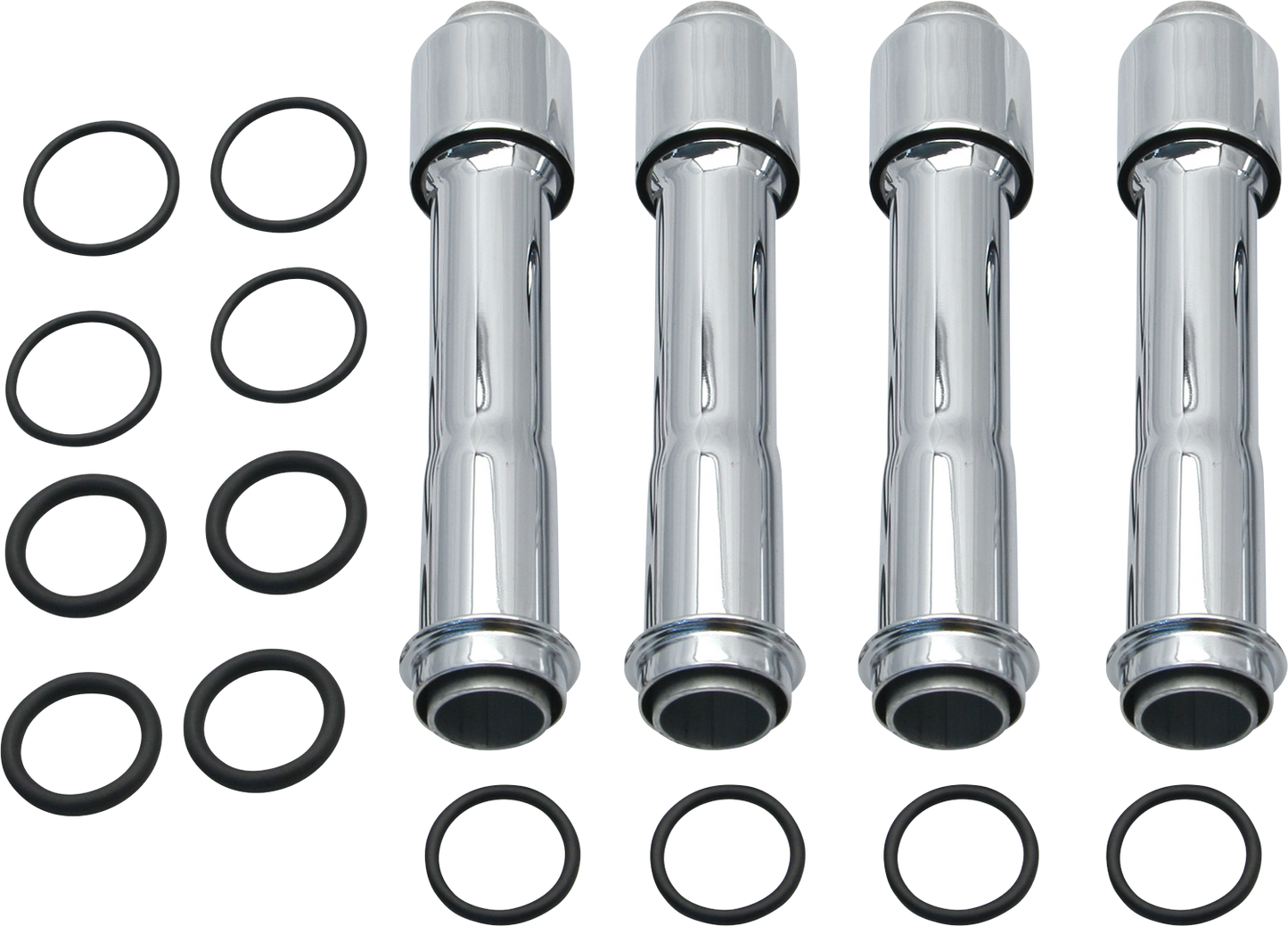S&S CYCLE Pushrod Cover Kit - Chrome - Twin Cam | M8 106-1340