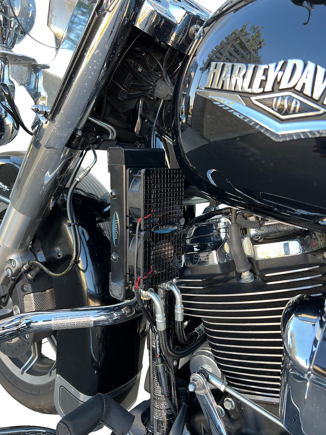 ULTRACOOL Side Mount Oil Cooler Kit - Naked - Black SMT8-5N