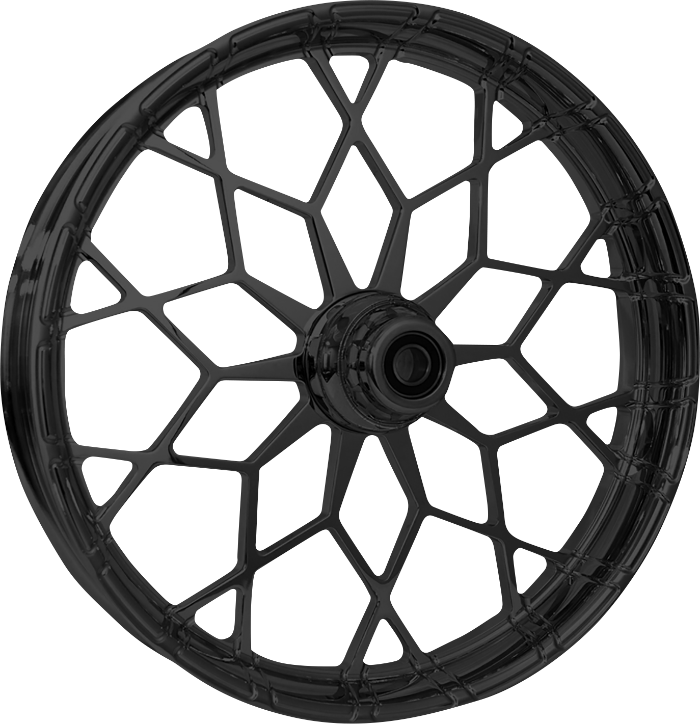 RC COMPONENTS Wheel - Phenom - Front - Dual Disc/without ABS - Black - 21x3.5 - FLH 213HD031NON135B