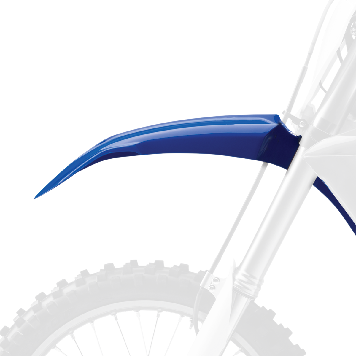 POLISPORT Front Fender - '98 OEM Blue - Yamaha - YZ/WR '10-'23 8553600003