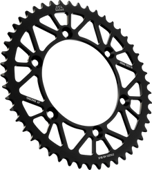 JT SPROCKETS Rear Sprocket - Black - 49 Tooth - Yamaha JTA251.49BLK