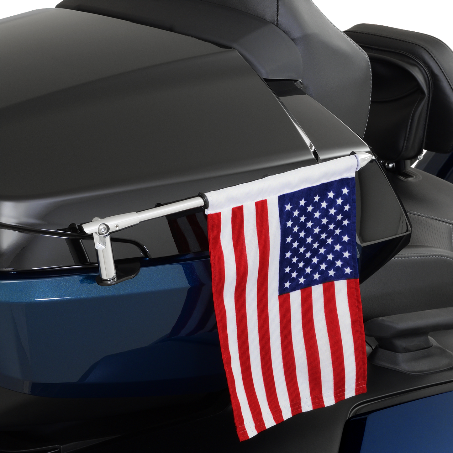 SHOW CHROME Folding Flag Pole - Right - Chrome - Can-Am - Spyder 41-203R
