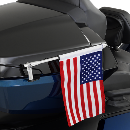 SHOW CHROME Folding Flag Pole - Right - Chrome - Can-Am - Spyder 41-203R