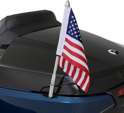 SHOW CHROME Folding Flag Pole - Left - Chrome - Can-Am - Spyder 41-203L