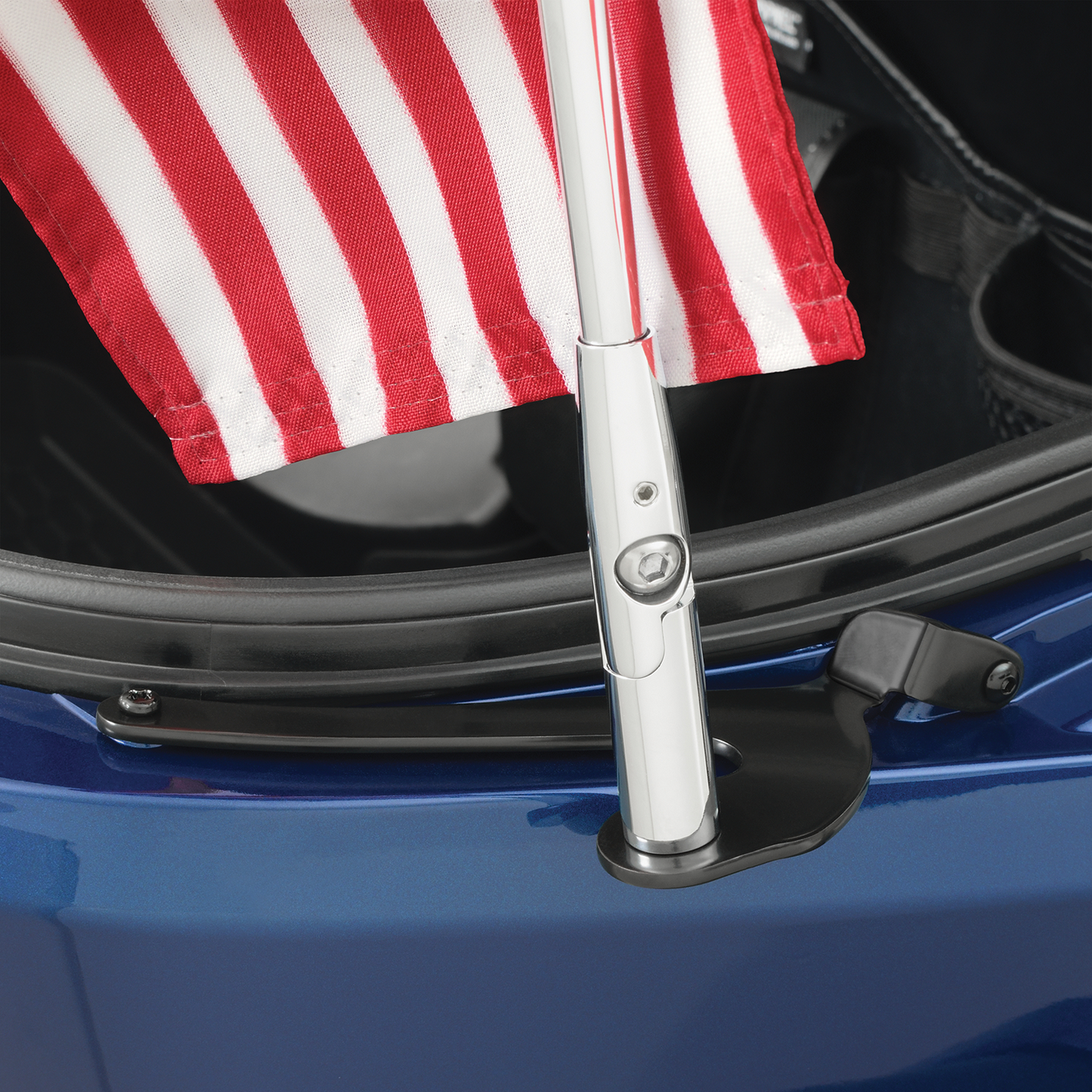 SHOW CHROME Folding Flag Pole - Right - Chrome - Can-Am - Spyder 41-203R