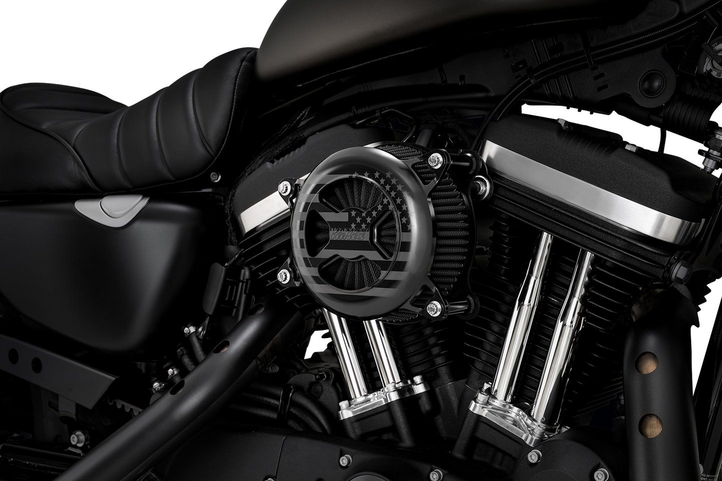 VANCE & HINES VO2 America Air Intake Kit - Black - XL 42339FG