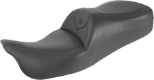 SADDLEMEN RoadSofa™ Seat - Without Backrest - Black w/ Black Stitching - FL '09-'24 808-07B-187T