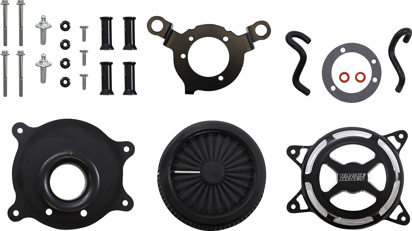 VANCE & HINES VO2 X Air Intake Kit - Black Contrast 42341