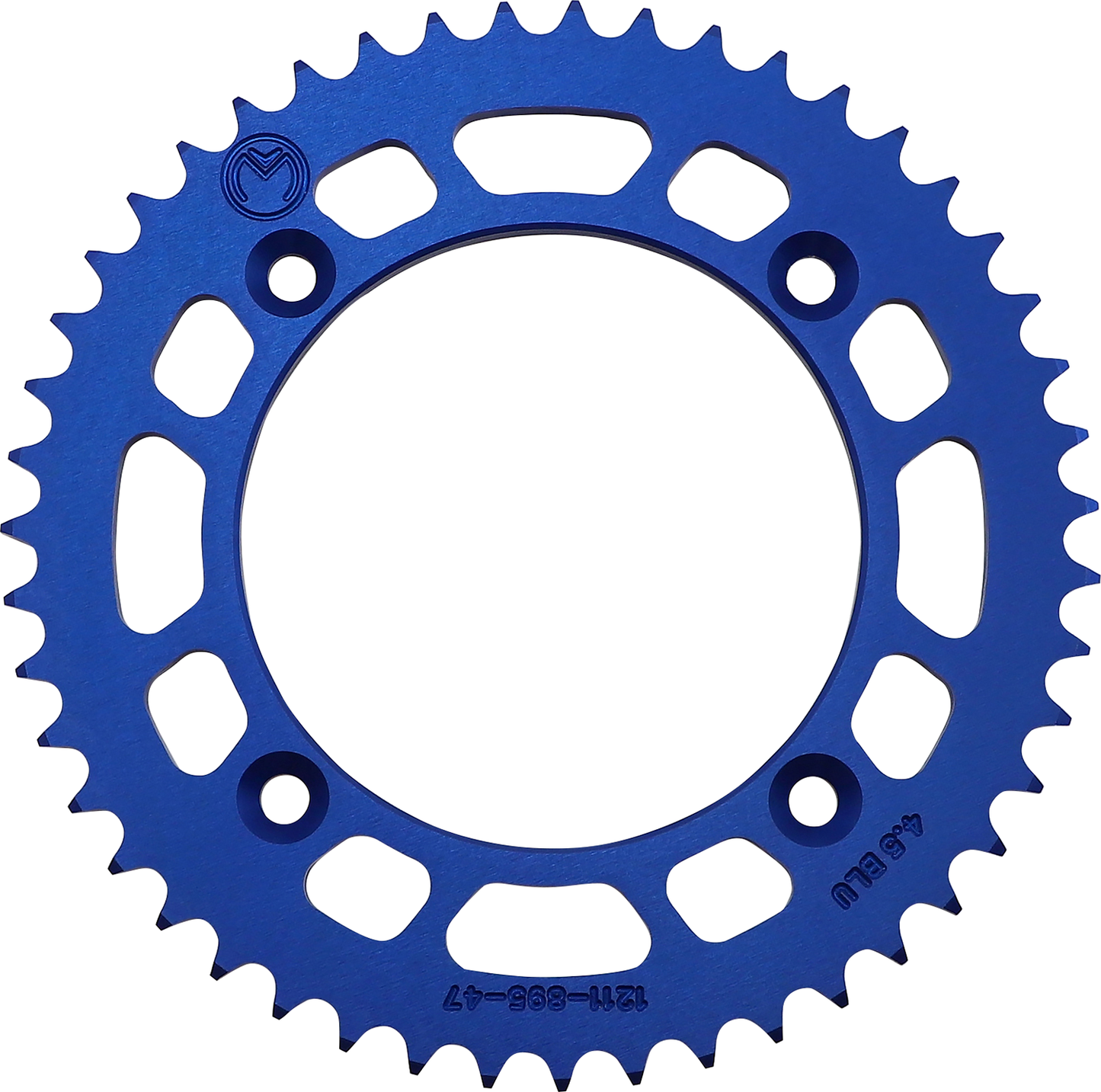 MOOSE OFFROAD Rear Sprocket - Aluminum - 47 Tooth - Blue - Husqvarna/KTM 1211-895-47-12