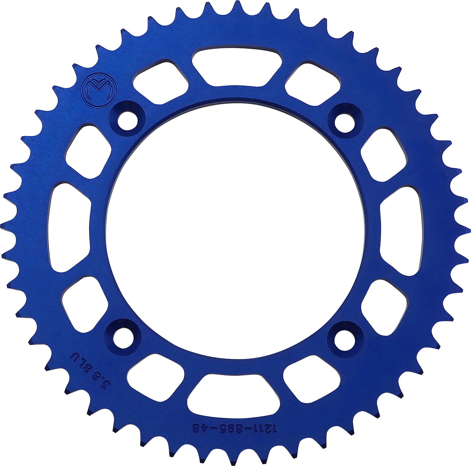 MOOSE OFFROAD Rear Sprocket - Aluminum - 48 Tooth - Blue - Husqvarna/KTM 1211-895-48-12