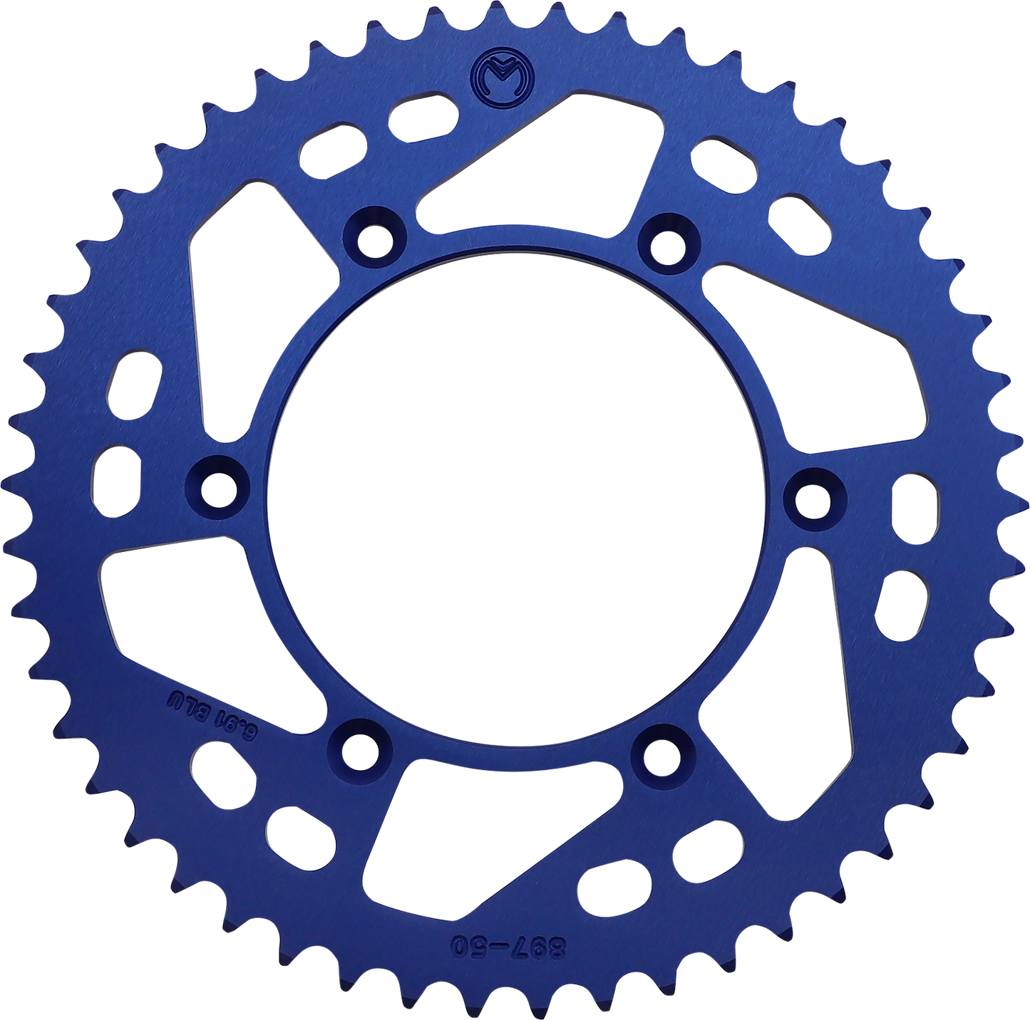 MOOSE OFFROAD Rear Sprocket - Aluminum - 50 Tooth - Blue - Husaberg/Husqvarna/KTM 1211-897-50-12