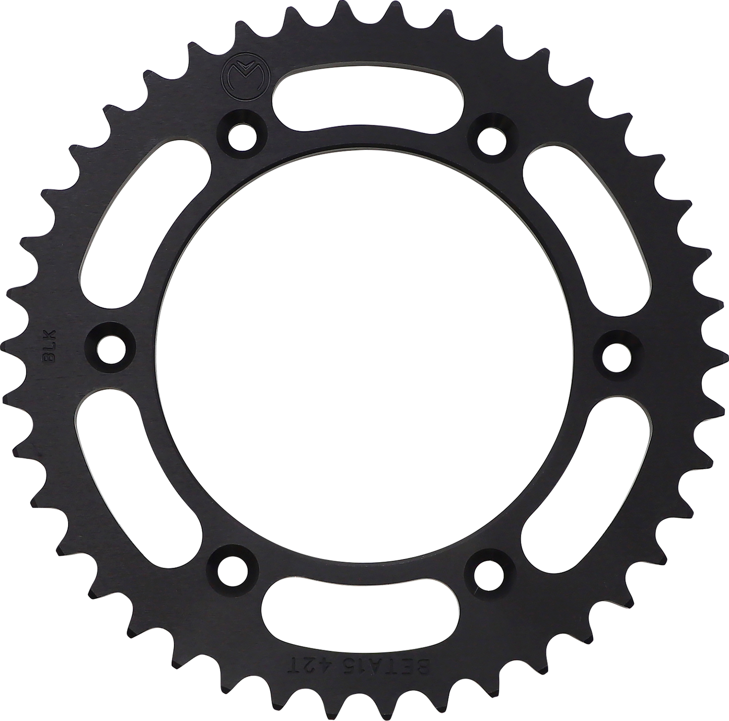 MOOSE OFFROAD Rear Sprocket - Aluminum - 42 Tooth - Black - Beta 1211-BET-42-10